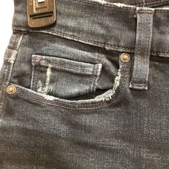 HUDSON - NWT - Sz 26 "Nico" Midrise Cigarette Jean/Grommet Detail in After Night - Picture 8 of 16